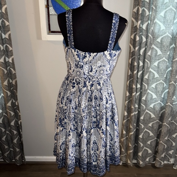 Talbots Silk Midi Dress Size 6 - Picture 5 of 8